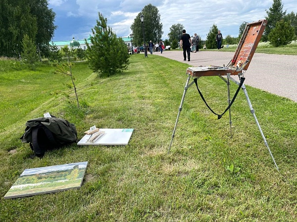 Выездной пленэр художников Санкт-Петербургского Союза художников в Лодейном Поле